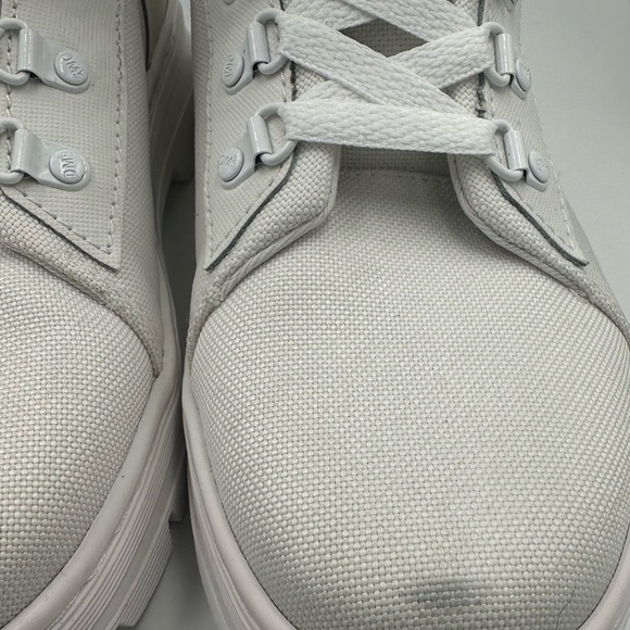 Dr Marten’s combs platform Combat white lace up boots size 9. - Picture 9 of 11